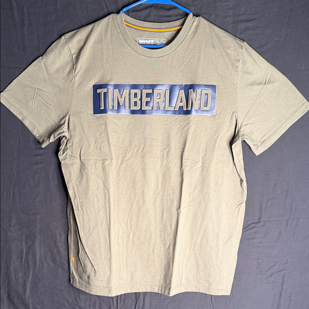 Timberland Khaki Men's Short Sleeve Tee